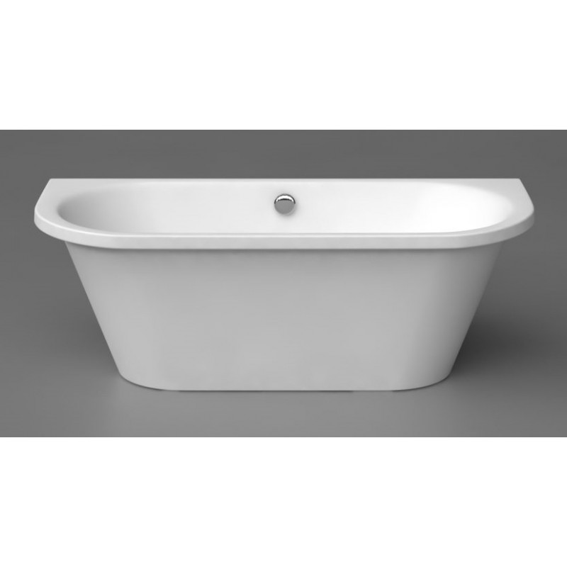 Vispool vanna Onda, 1750x760 mm, ar sifonu, balta akmens masas