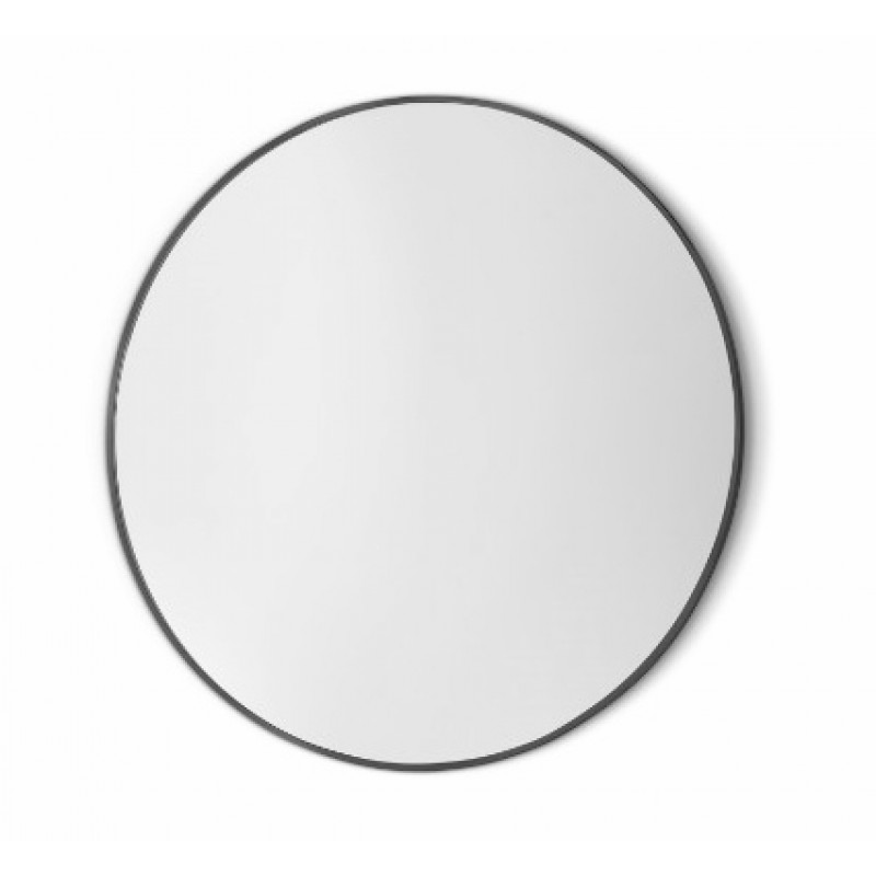 Vanita & Casa spogulis Gamma Round Black, d=600 mm, black stainless steel