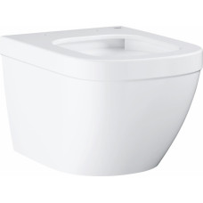 Grohe pods EuroCeramic Compact Rimless, stiprināms pie sienas, 374x490 mm, Triple Vortex, balts