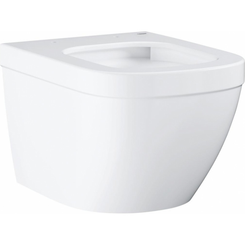 Grohe pods EuroCeramic Compact Rimless, stiprināms pie sienas, 374x490 mm, Triple Vortex, balts