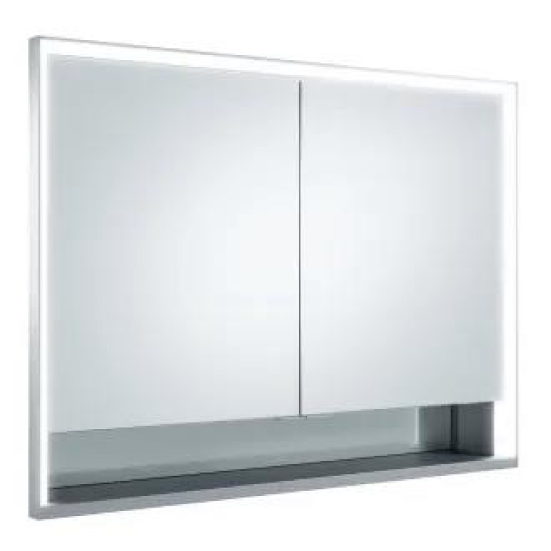 Keuco spoguļskapis ar apgaismojumu Royal Lumos, 1000x165 mm, h=735 mm, 2D, iebūvējams