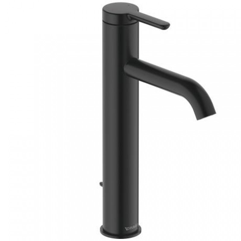 Duravit izlietnes maisītājs C.1 L, ar pop-up, matēts melns