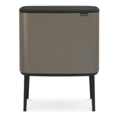 Brabantia atkritumu tvertne Bo Touch, 36l, platinum