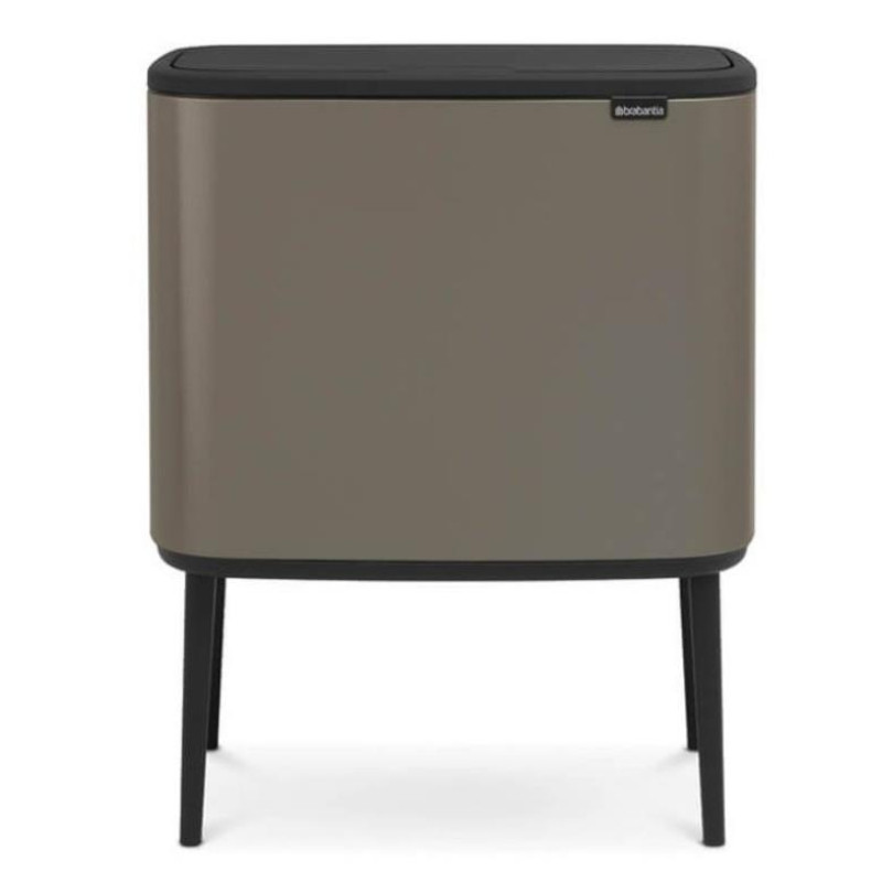 Brabantia atkritumu tvertne Bo Touch, 36l, platinum