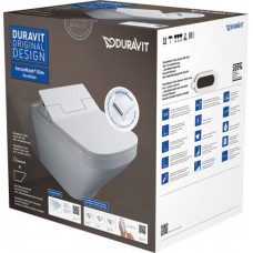 Duravit pods DuraStyle SensoWash Rimless, stiprināms pie sienas, 370x620 mm, Durafix, balts+ SensoWash Slim