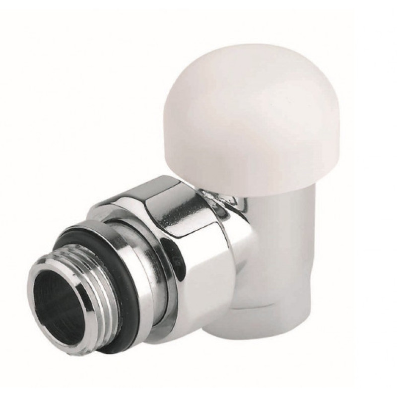 Carlo Poletti Rad. termoventilis Compact 1/2` ia, 90°, hromēts