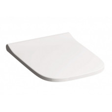 Geberit poda sēdriņķis ar vāku Smyle Square Slim, QR/SC, balts