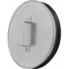 Europlast noslēgvāks gaisa vadiem ar rokturi, metāla, Ø160mm, ar gumiju