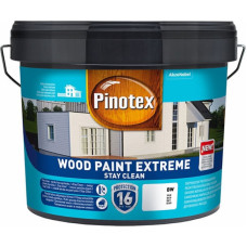 Pinotex Wood Paint Extreme BW Pašattīroša krāsa koka fasādēm, pusmatēta 10L
