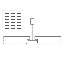 Knauf Danoline Belgravia akustiskie, ģipša, piekaramie griesti 12.5x600x600mm E, S15, T1