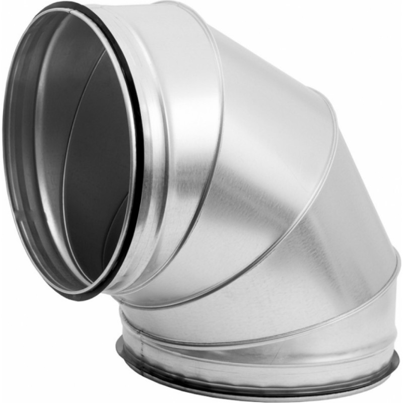 Europlast līkums metāla, 90°- Ø315mm ar gumijām