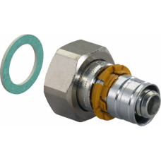Uponor S-Press PLUS Pāreja ar saskrūvi, 25mm x 1 collas, misiņš