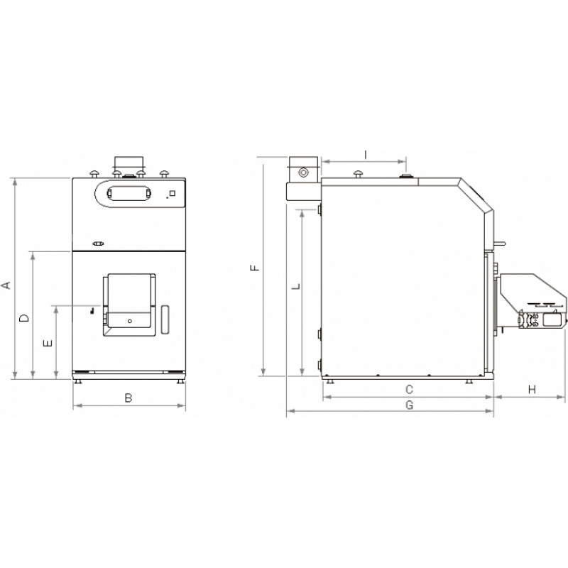 Nibe Biawar Nibe-Biawar Pellux 100 Touch 20kw granulu katls+deglis - gab.