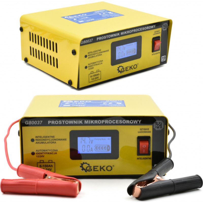 Geko Akumulatoru lādētājs 12V/24V 6-150Ah Geko