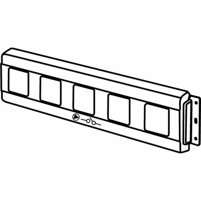 Uponor Base Flexiboard X-26, 8 termostatiem un 12 izpildmehānismiem, 230V