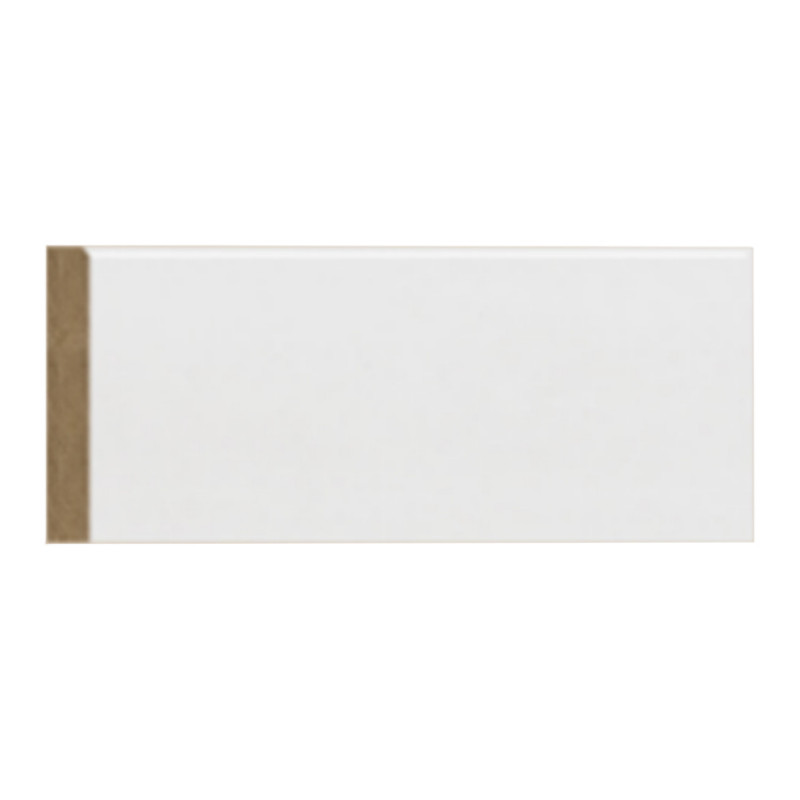 Cits MDF grīdlīste 12x82.6 mm, 2.44 m, balta - gab