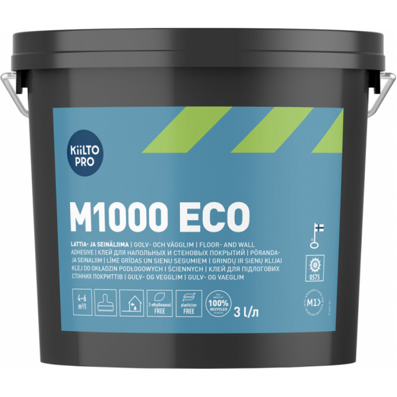 Kiilto Grīdas un sienas līme Kiilto M1000 ECO, 3L - gab