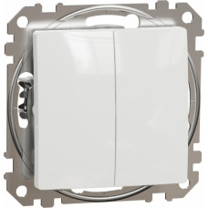 Schneider Divu taustiņu slēdzis Schneider Electric Sedna Design balts - gab