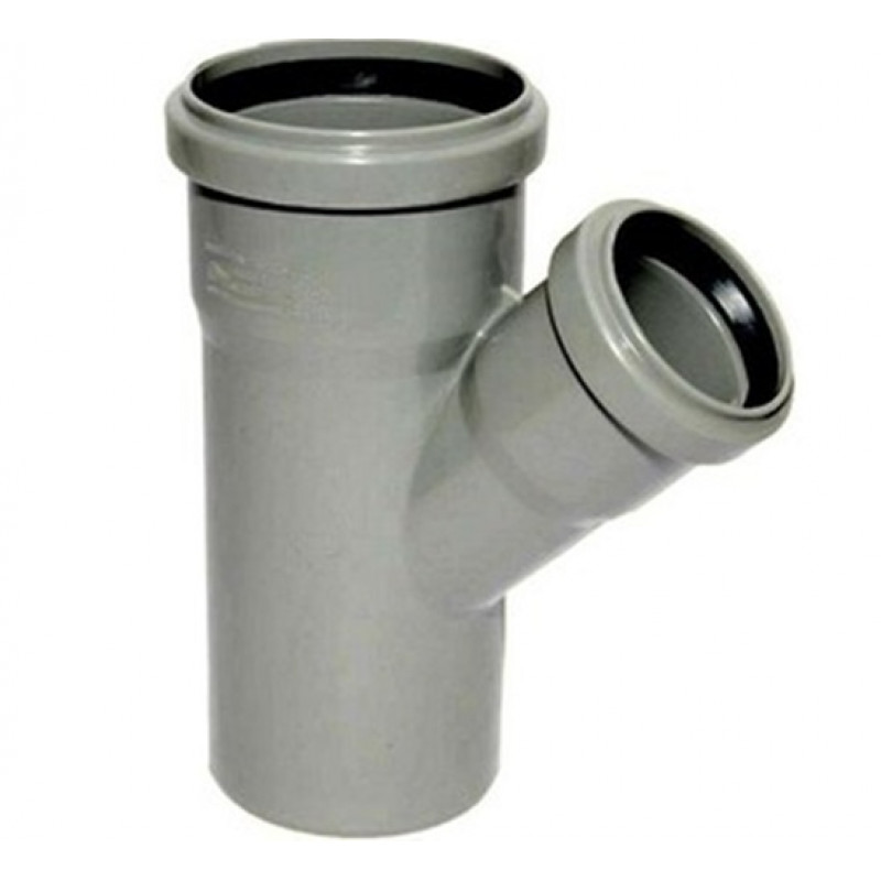 Magnaplast Iekšējās kanalizācijas trejgabals Magnaplast D50/40mm, 45° - gab