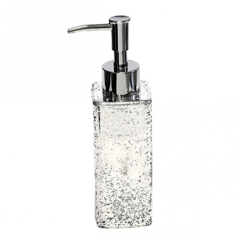 Ba-De Šķidro ziepju dozators BA-DE SILVER GLASS sudrabains - gab