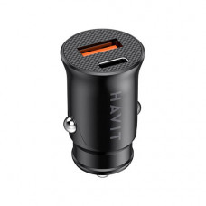 Havit Auto lādētājs HAVIT CC2022, USB/USB-C, 3 A - gab