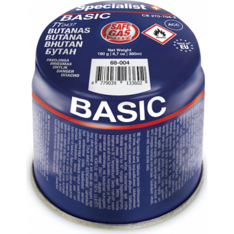 Specialist + Butāna gāze Specialist+ Basic,  190g - gab