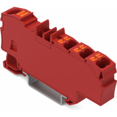 Wago Sadales spaiļu bloks WAGO 1 x 6 mm² / 6 x 1.5 mm², sarkans, 2206-8033 - gab