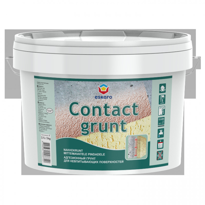 Eskaro Adhēzijas grunts Eskaro Contact Grunt 0.85L - gab