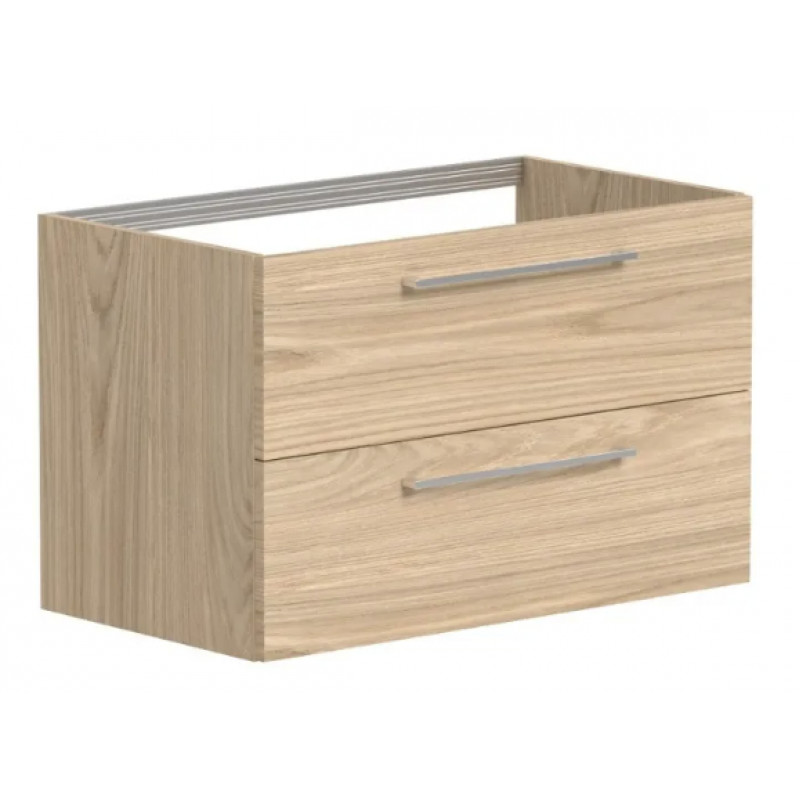 Kame izlietnes skapītis Duet, 790x380 mm, h=500 mm, 2A, light oak