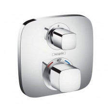 Hansgrohe iebūvējamā termostata Metris Ecostat E virsapmetuma daļa, ar 1 ceļa pārslēdzēju, hroms