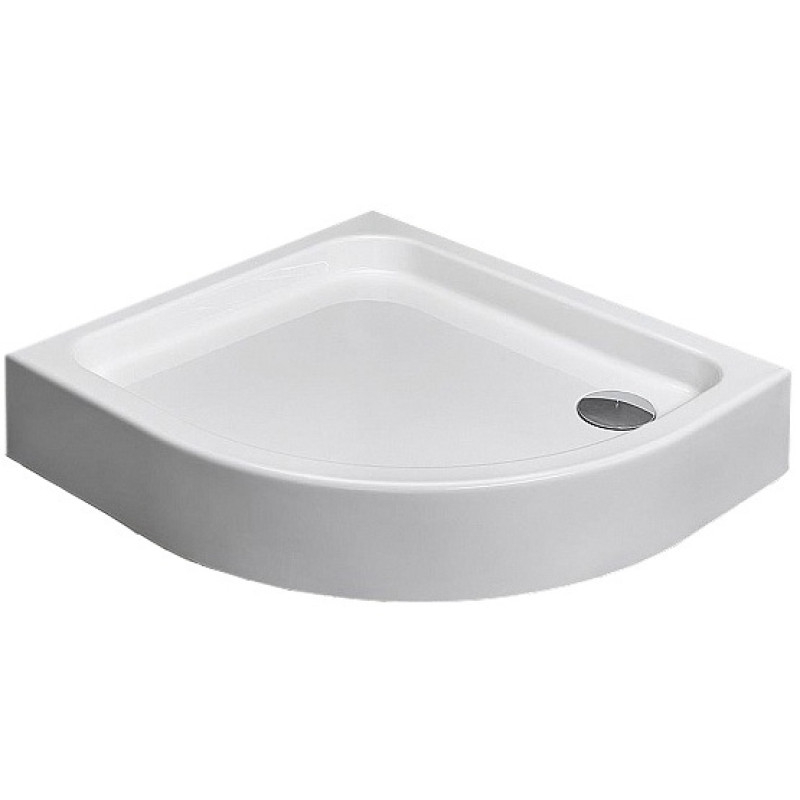 Radaway dušas paliktnis Siros E Compact, 900x800 mm, r=550, balts akrila