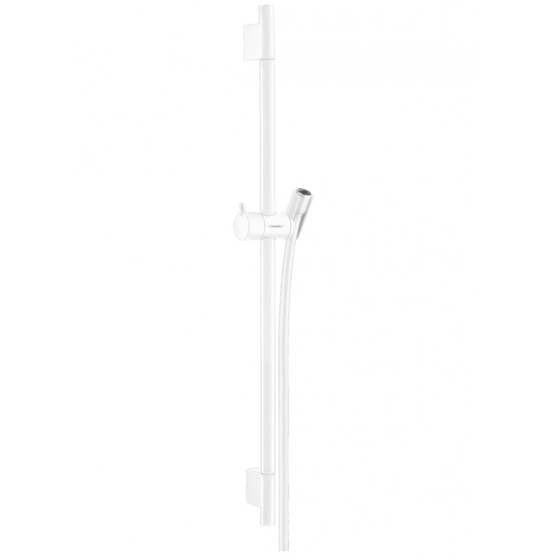 Hansgrohe dušas stienis Unica`S Puro 650 ar vadu Isiflex 1600 mm, matēts balts