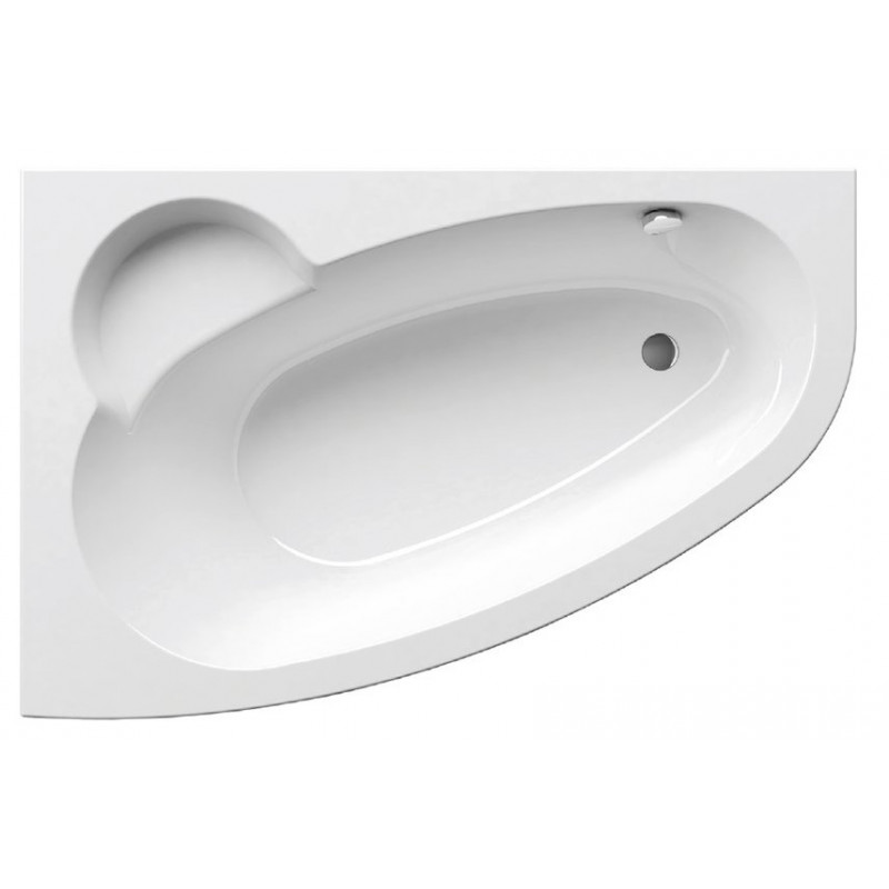 Ravak vanna Asymmetric, 1500x1000 mm, kreisā puse, balta akrila