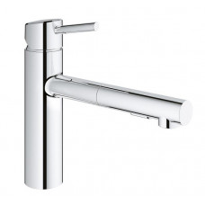 Grohe virtuves izlietnes maisītājs ar izvelkamu dušu Concetto, hroms