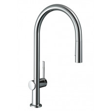 Hansgrohe virtuves izlietnes maisītājs ar izvelkamu dušu Talis M54 210 2jet, hroms
