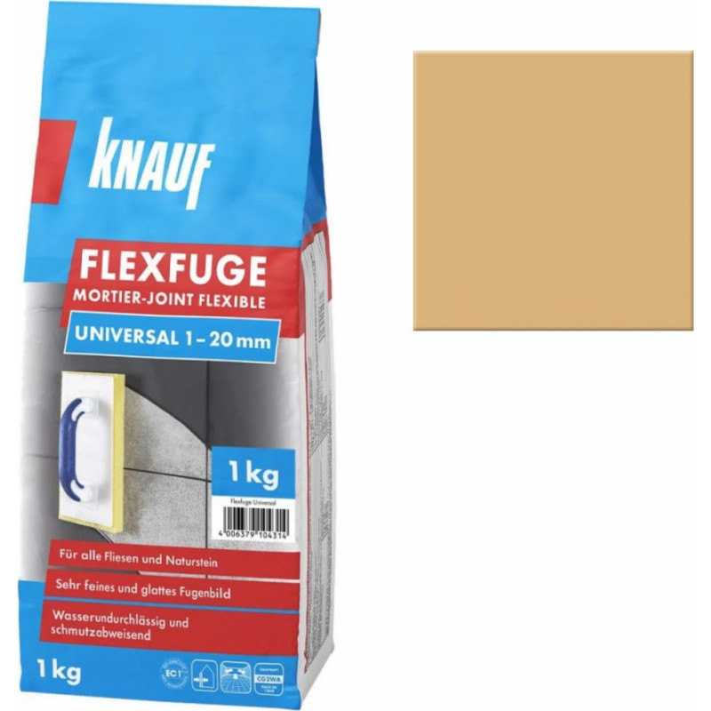 Knauf Flexfuge Universal Cementa bāzes flīžu šuvotājs, karameles, 5kg