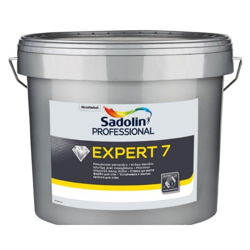 Sadolin Professional Expert 7 BW Krāsa sienām, noturīga pret mazgāšanu, matēta 2.5L
