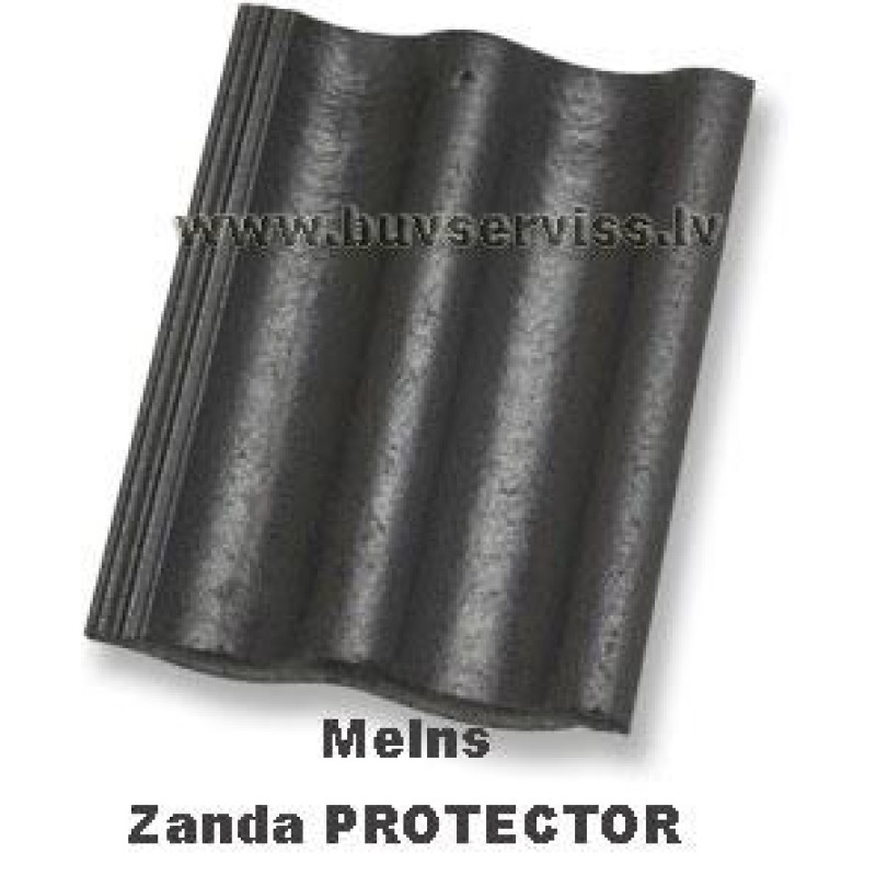 Monier Zanda PROTECTOR 2.0 betona dakstiņš, melns