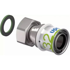 Uponor S-Press PLUS Pāreja ar saskrūvi, 32mmx 1 collas, misiņš