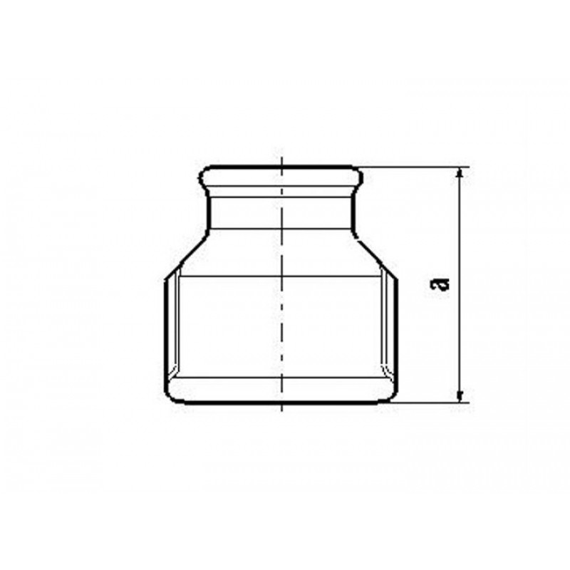 Livarna Titan Vītņu redukcijas uzmava ķeta 11/2x11/4