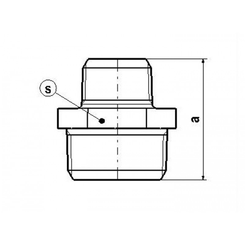 Livarna Titan Vītņu redukcijas dubultnipelis 1x3/4
