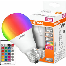 Osram LED spuldze RGB ST CLAS A 9.7W E27 Osram