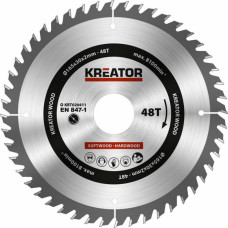 Kreator Zāģripa kokam Kreator D165x30x2 mm, 48T, KRT020411 - gab