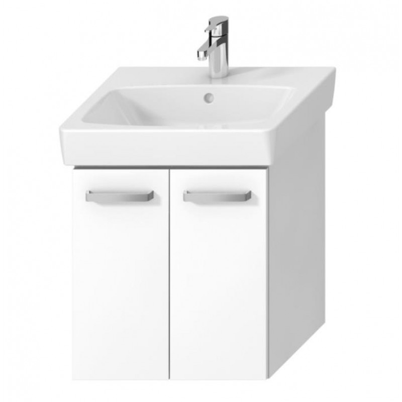 Jika izlietnes skapītis Lyra Plus Viva, 491x416 mm, h=550 mm, 2D, balts
