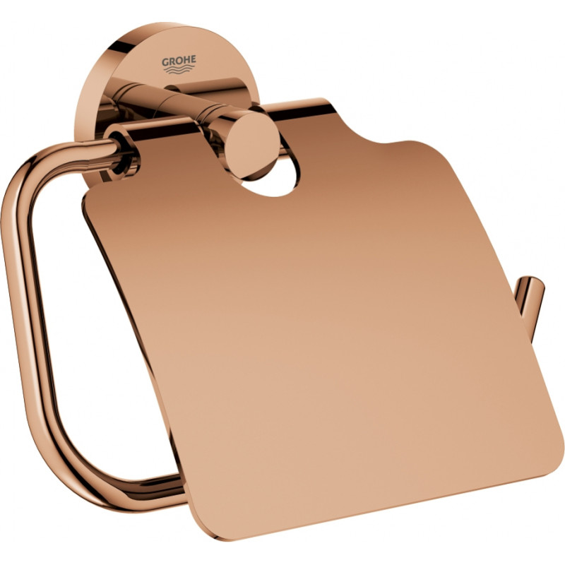 Grohe tualetes papīra turētājs ar vāciņu Essentials New, warm sunset