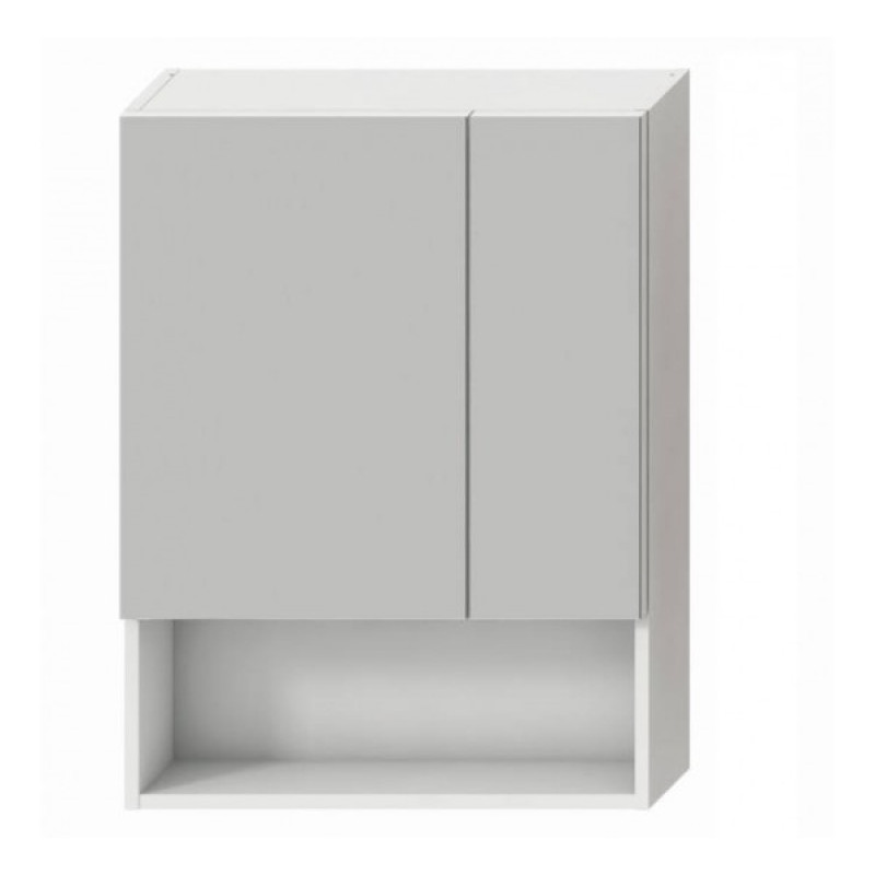 Jika spoguļskapis Lyra, 600x132 mm, h=800 mm, 2D, balts