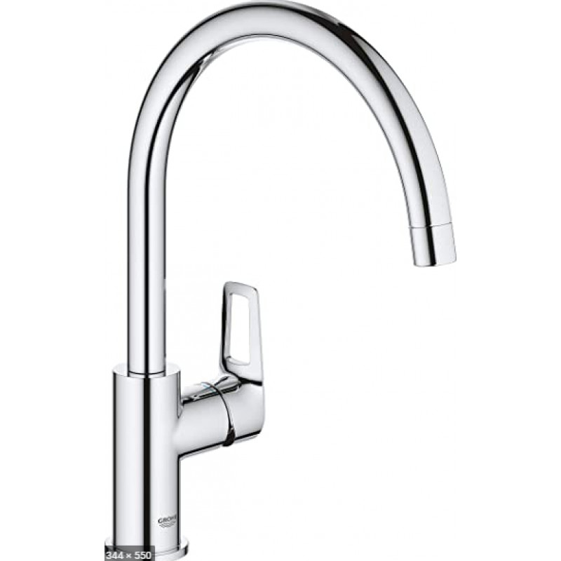 Grohe Start Loop Virtuves izlietnes maisītājs, 1/2 collas, hroms