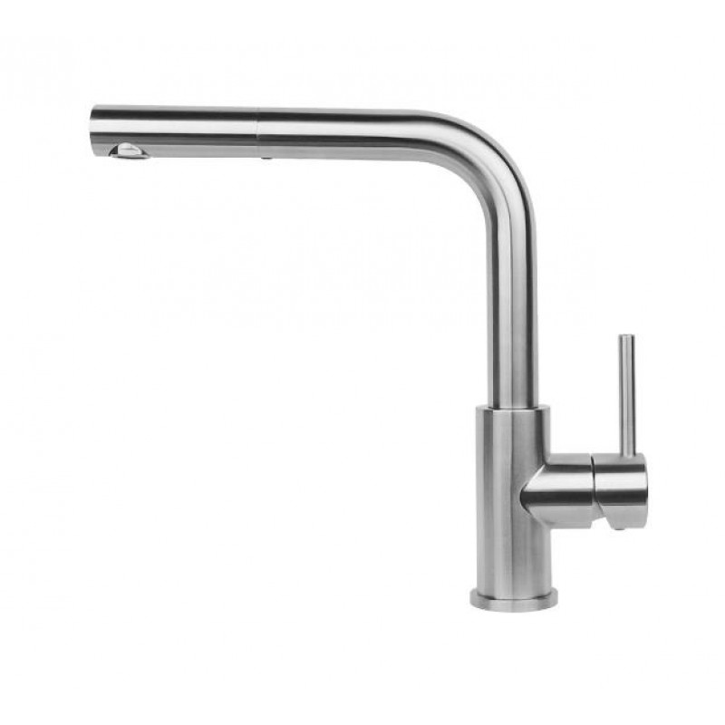 Reginox virtuves izlietnes maisītājs ar izvelkamu dušu Palm, brushed stainless steel