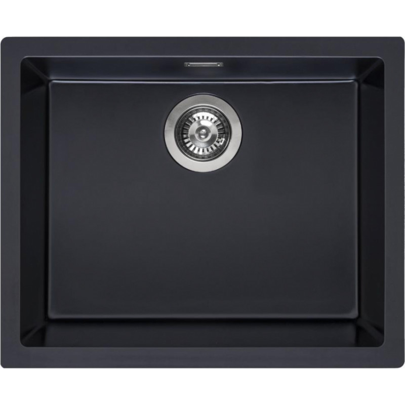 Reginox virtuves izlietne Amsterdam 50, viena bļoda, 560x460 mm, pure black