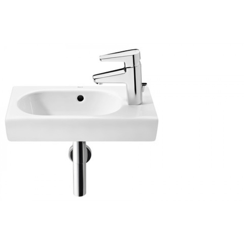 Roca izlietne Meridian, 450x250 mm, maisītāja caurums labajā pusē, balta
